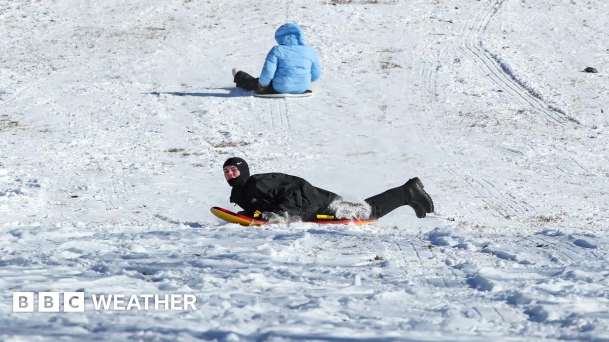 Bitterly cold weather engulfing North America bringing rare snow to southern coasts