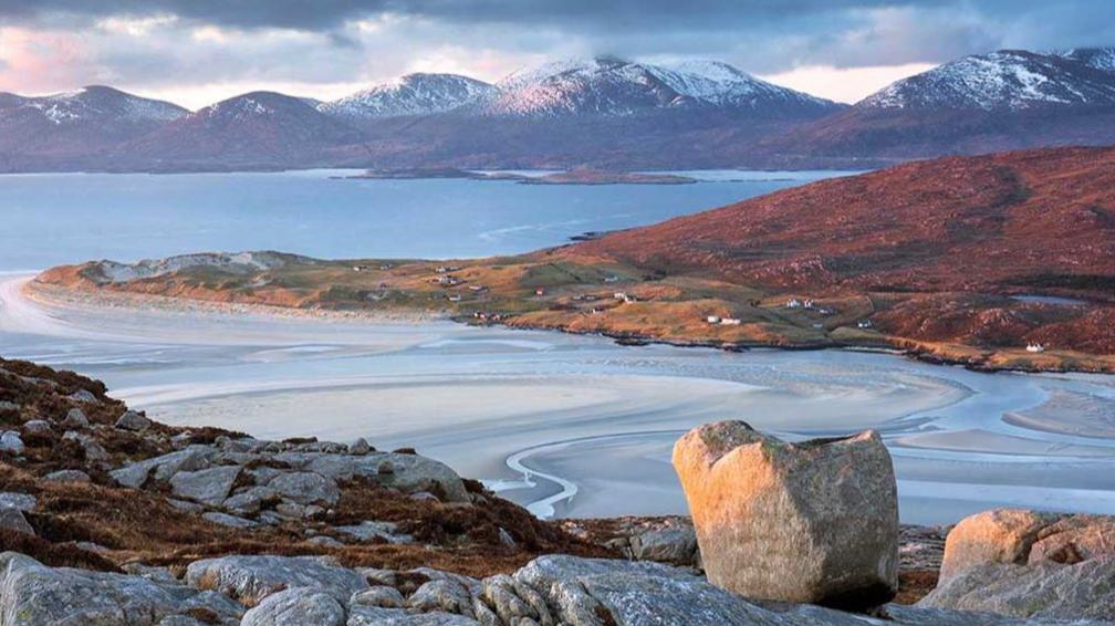 The Isle of Harris also featured in Dr Muir's portfolio