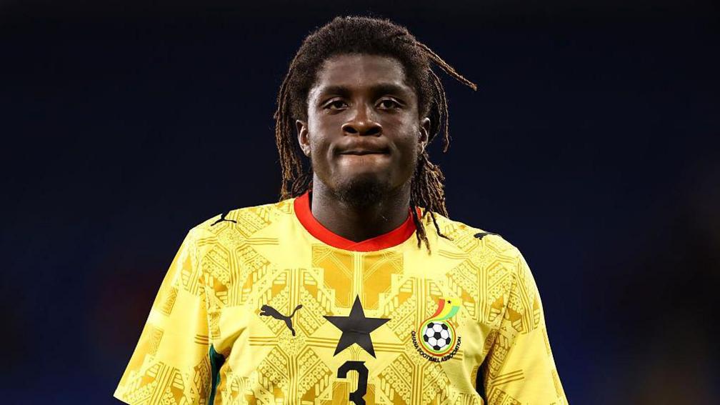 Close up of Caleb Yirenkyi of Ghana
