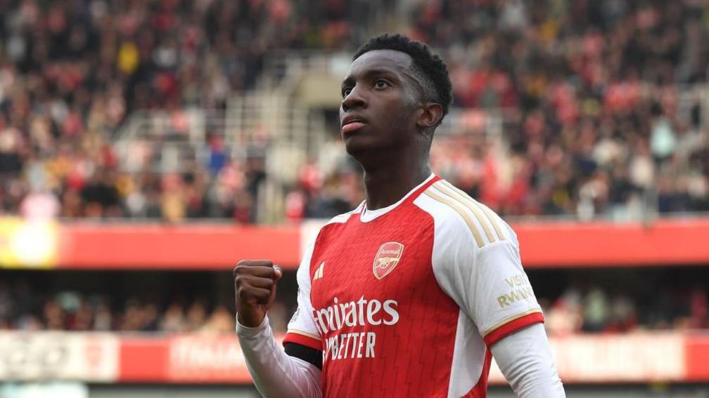 Eddie Nketiah of Arsenal