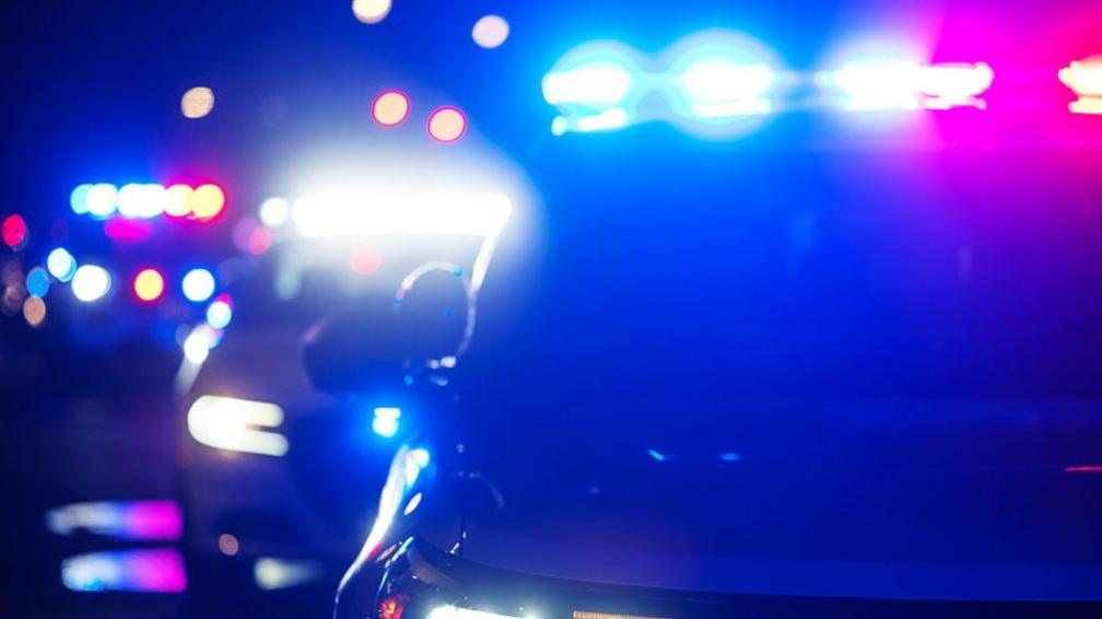 Stock image of police cars