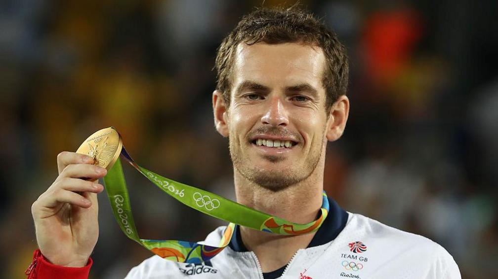 Andy Murray winning gold at Rio 2016