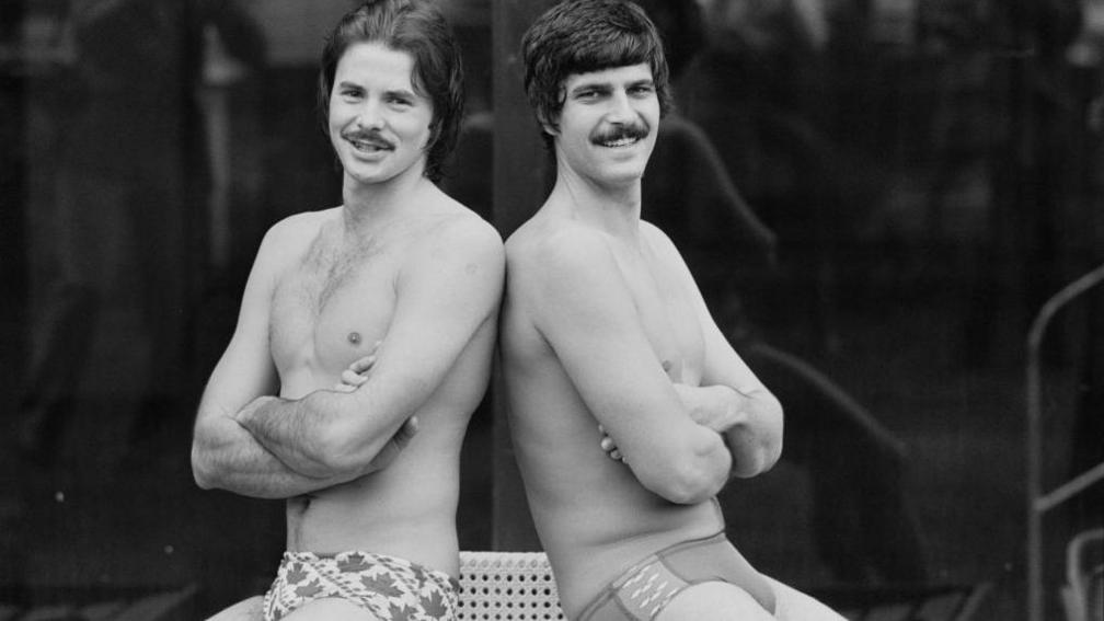 David Wilkie and Mark Spitz