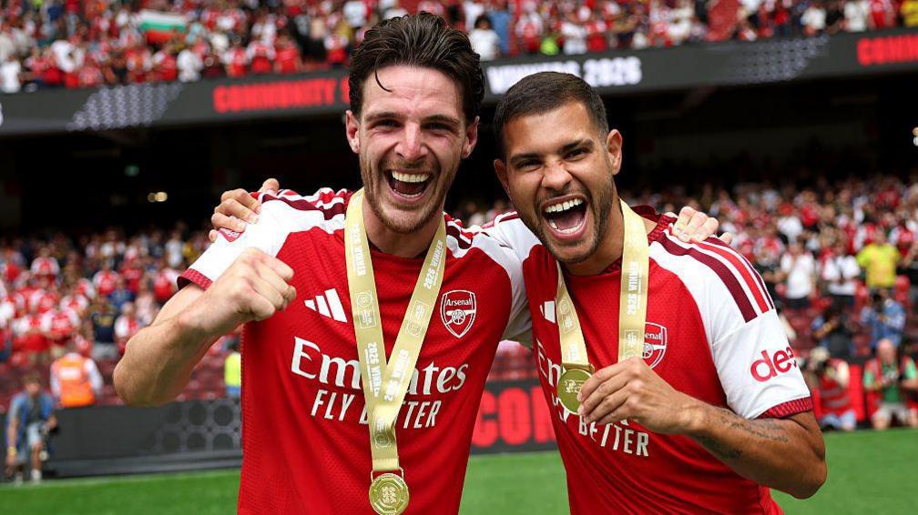 Declan Rice and Bruno Guimaraes 