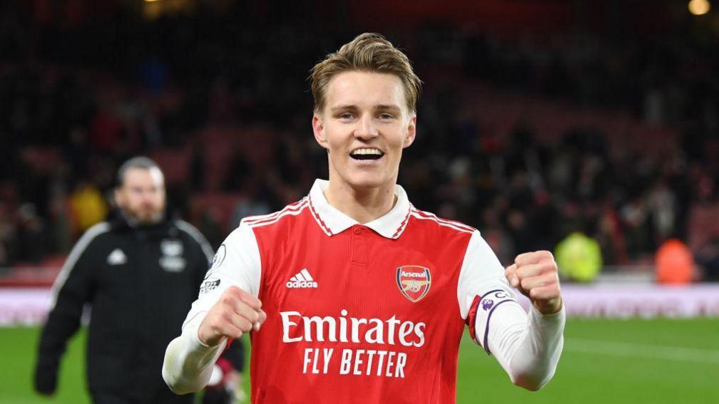 Arsenal captain Martin Odegaard