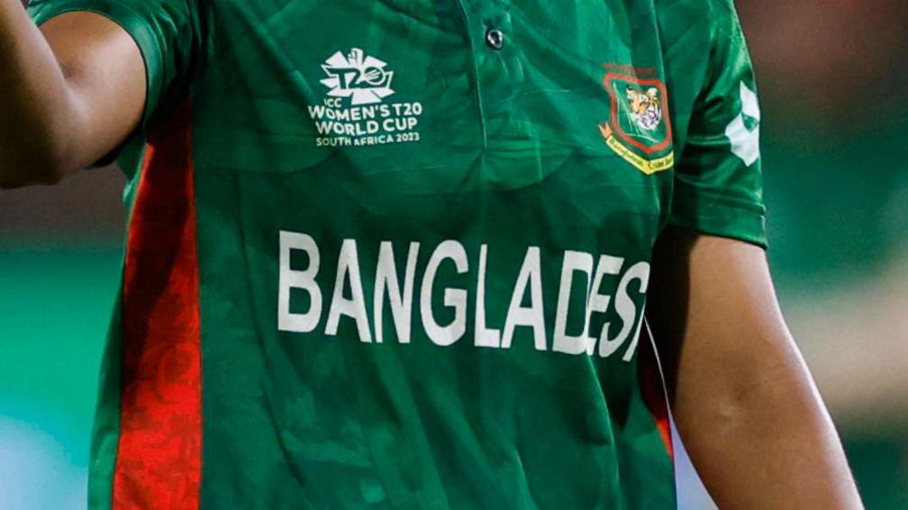 An unidentified Bangladesh player during the 2023 Women's T20 World Cup