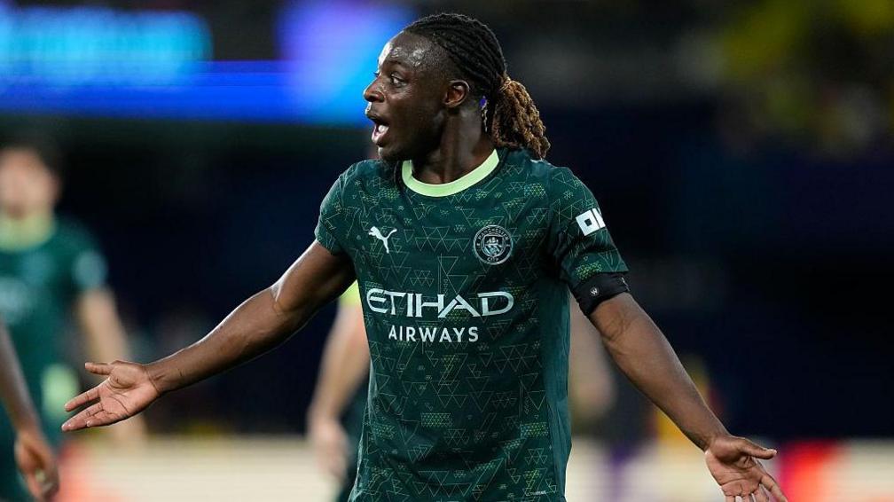 Manchester City's Jeremy Doku