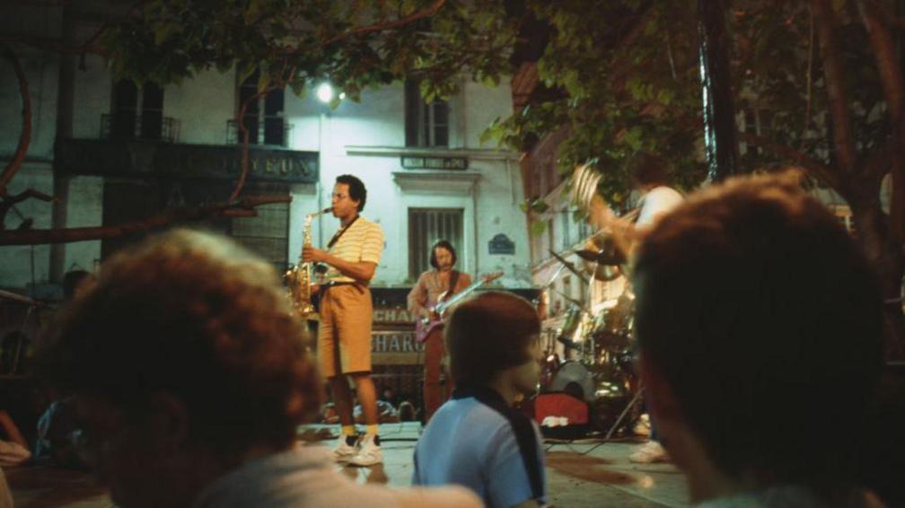 Musicians in Paris in 1983