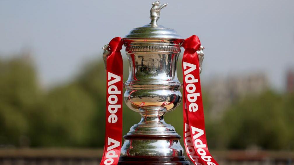 The Women's FA Cup trophy
