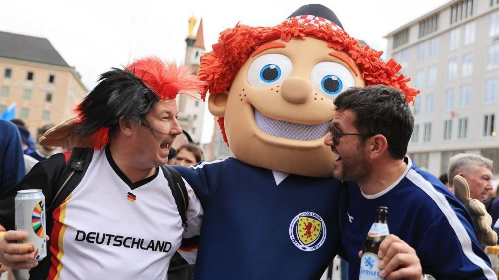 Scotland fans have taken over city centre Munich