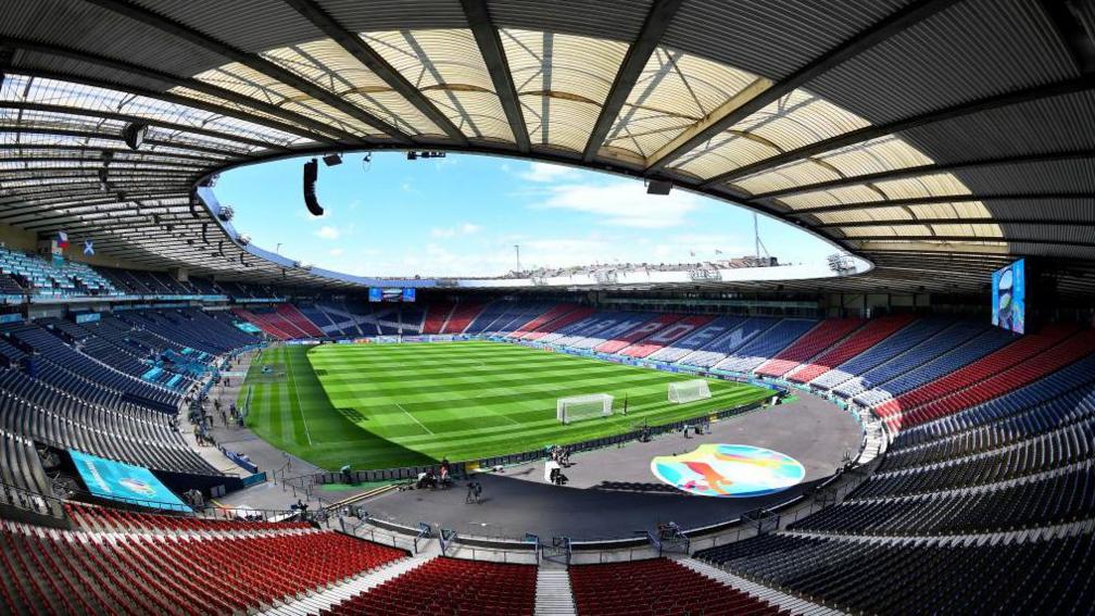 Hampden Park view from the stands