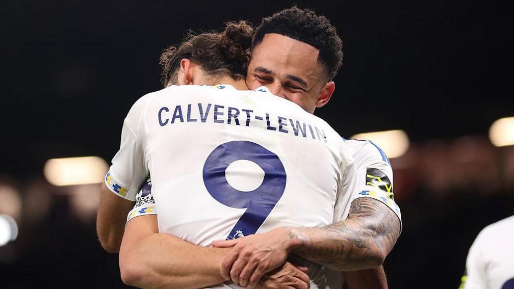 Noah Okafor celebrates