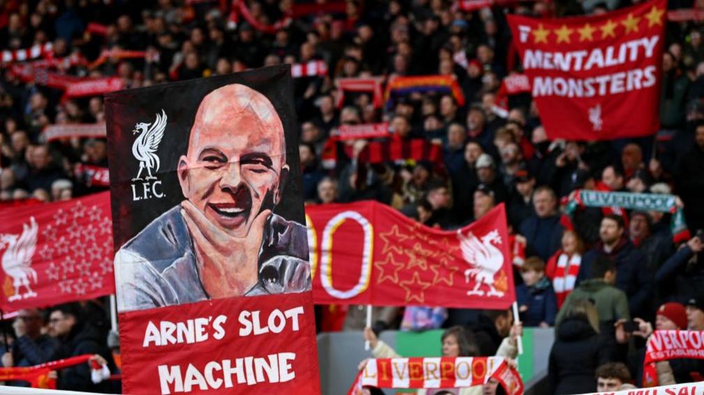 Liverpool supporters at Anfield