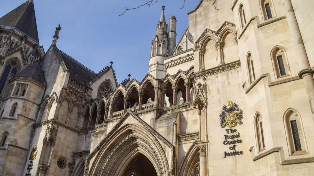 Royal Courts of Justice in London, UK