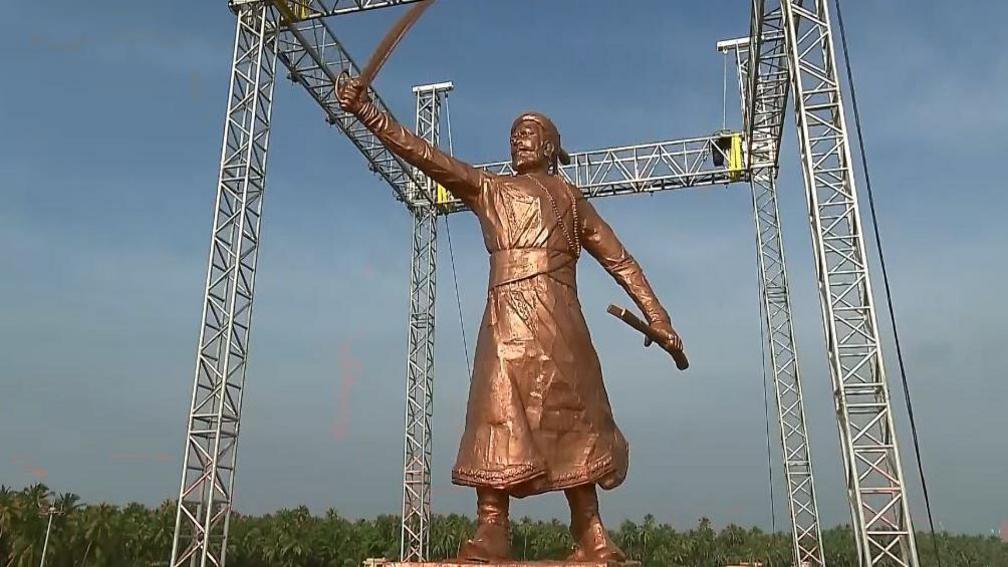 Prime Minister Narendra Modi inaugurated the statue of warrior king Shivaji in December