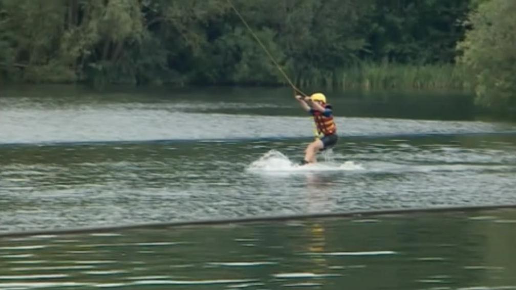 Water sports on Spring lakes