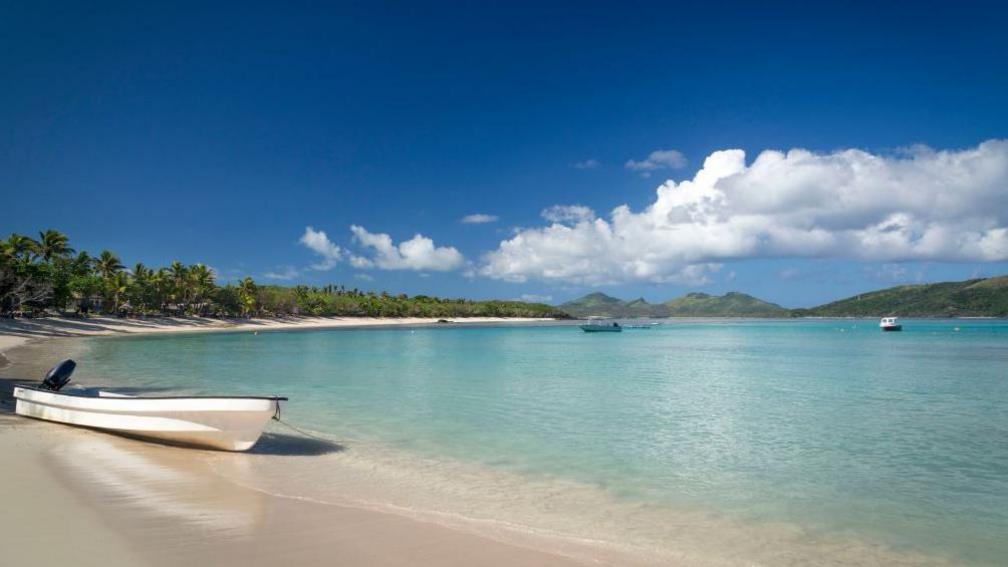 A beach in Fiji