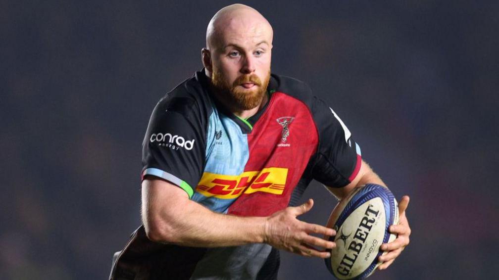 James Chisholm in action for Harlequins