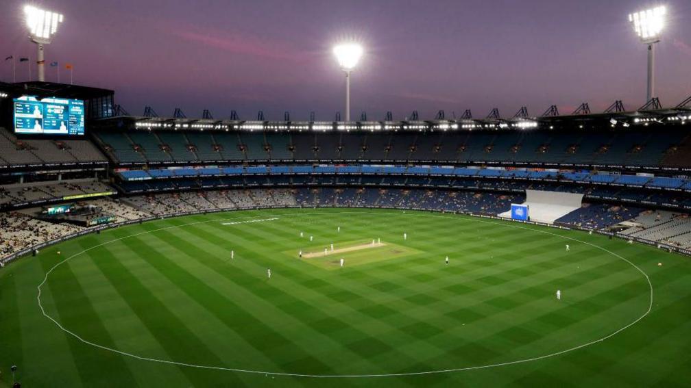 The pitch and outfield at the MCG during the Women's Ashes in 2024