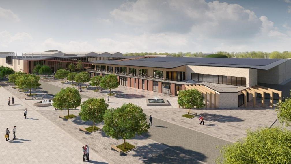 Artist's impression of the proposed Severn and Wye Smokery site in Lydney