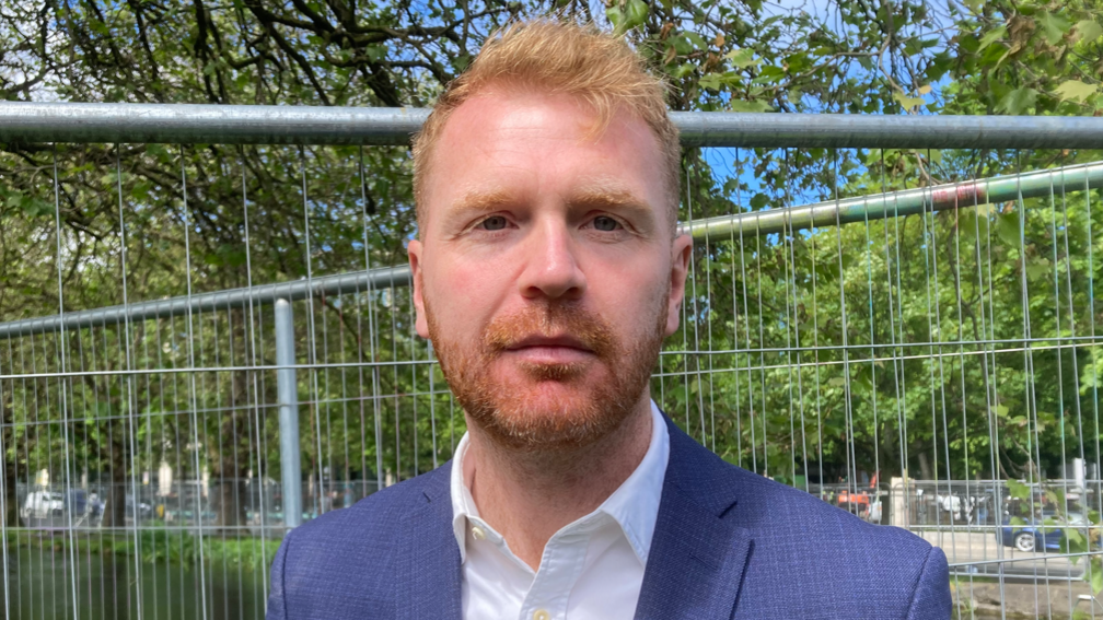 Dublin TD Gary Gannon at the canal