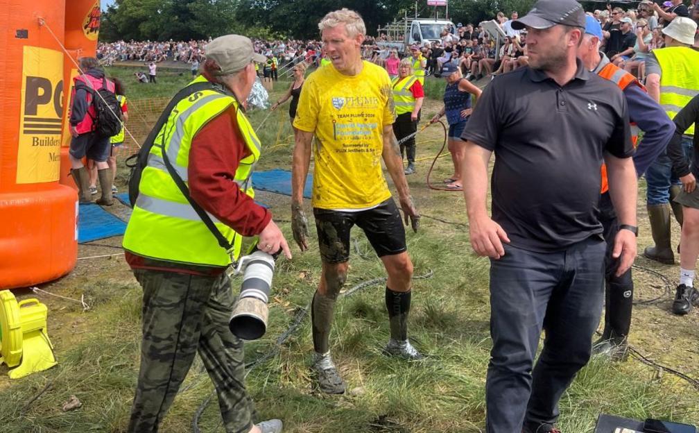 The winner of the Maldon Mud Race 2024