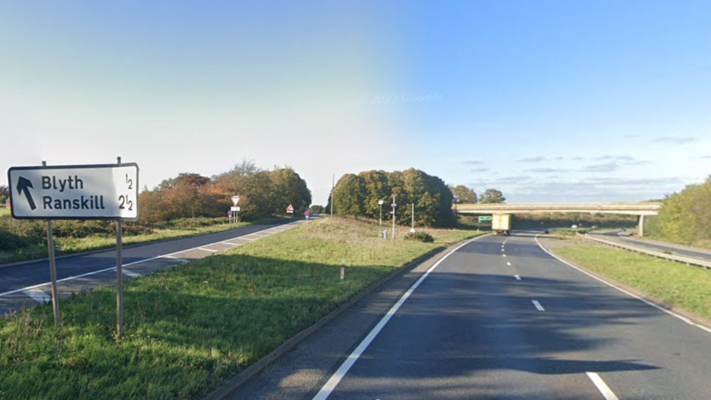 A1 dual carriageway, near Blyth, Nottinghamhire