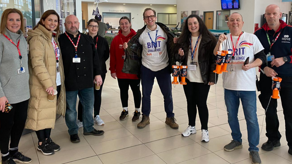 Students and staff from Middlesbrough College