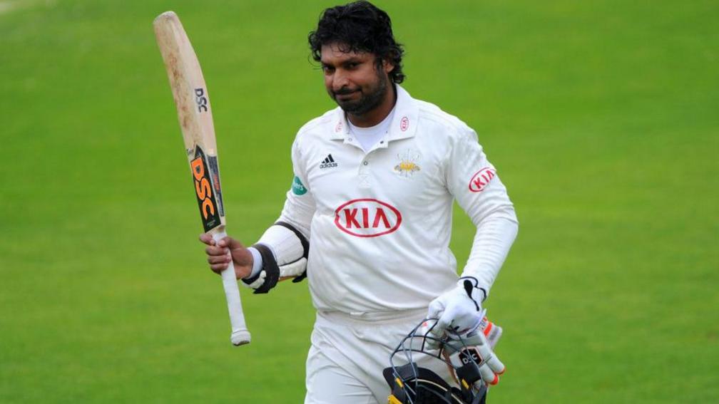  Kumar Sangakkara playing for Surrey in 2017