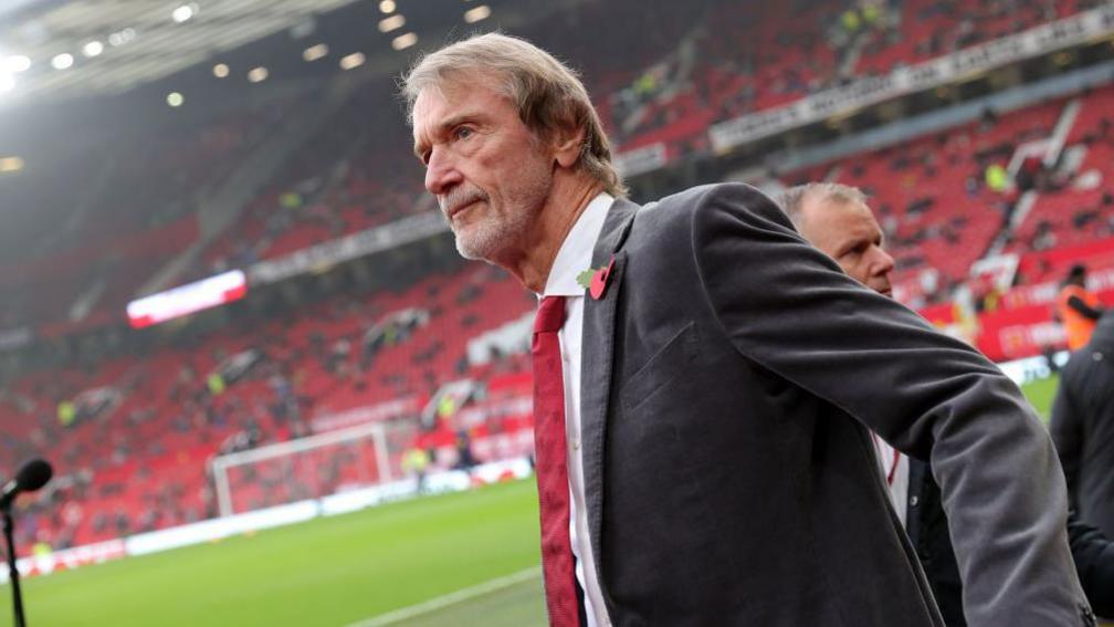 Sir Jim Ratcliffe at Old Trafford