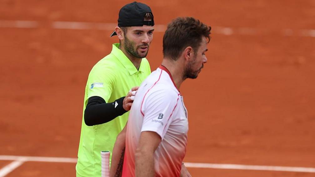 Jacob Fearnley and Stan Wawrinka