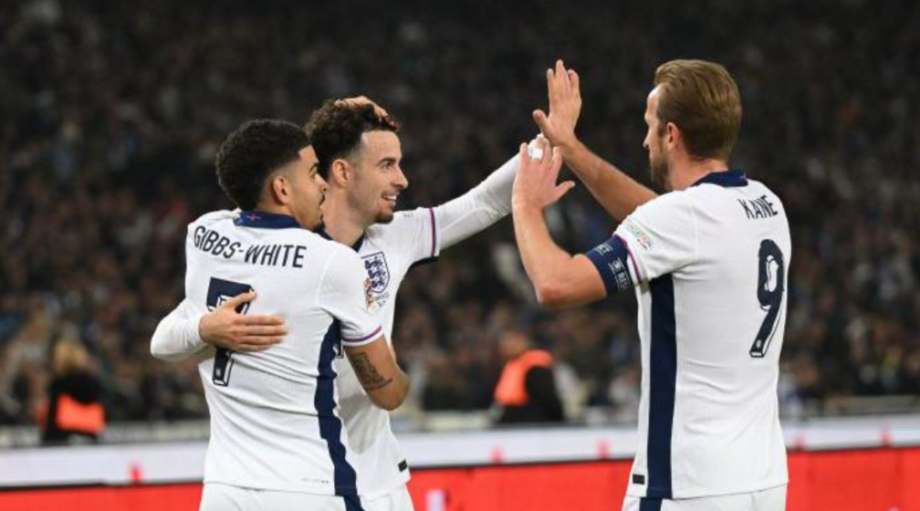 England celebrate