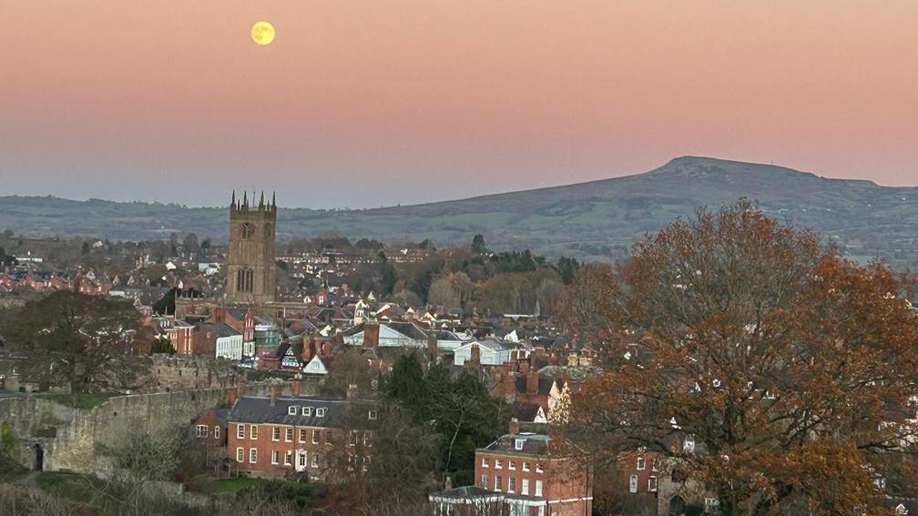 Moon over Ludlow