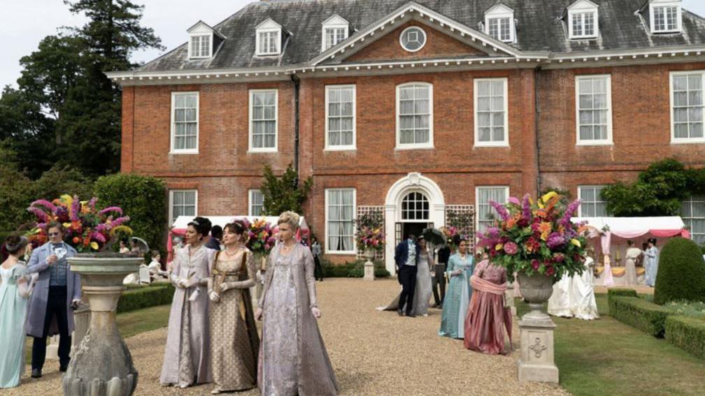 Bridgerton season 3 filming at Squerryes Court