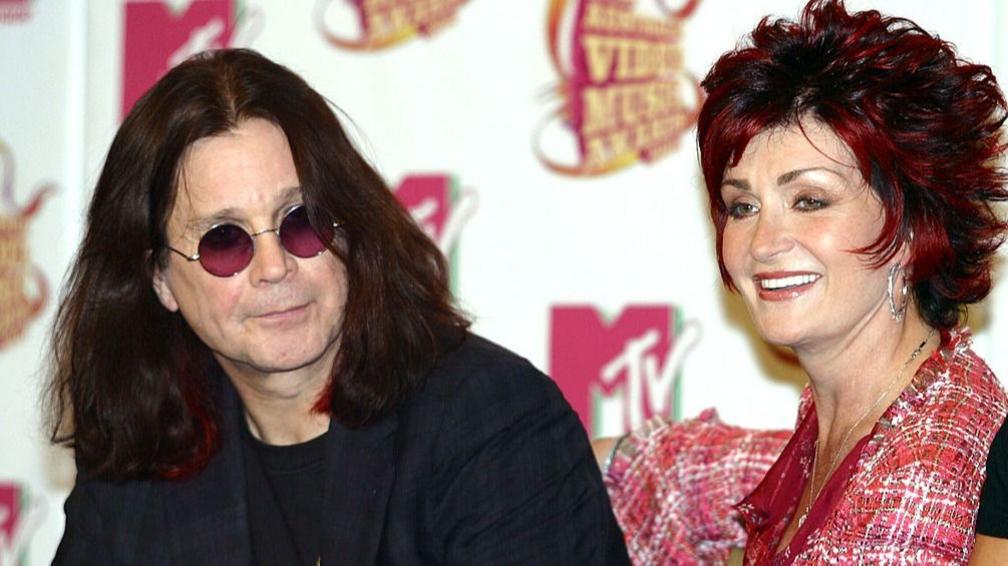 Ozzy and Sharon Osbourne attend an MTV event in Australia in 2005