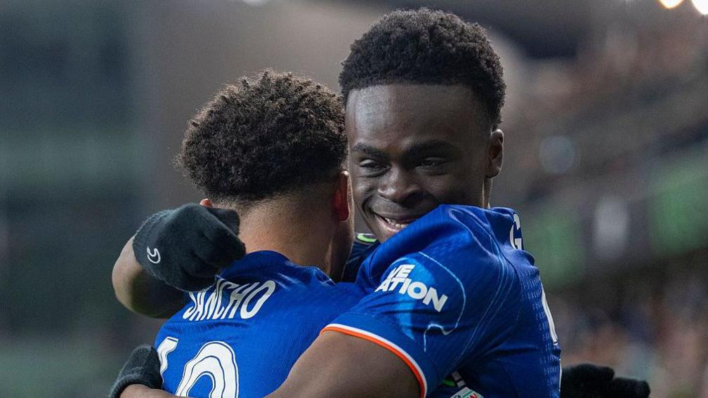 Tyrique George and Jadon Sancho