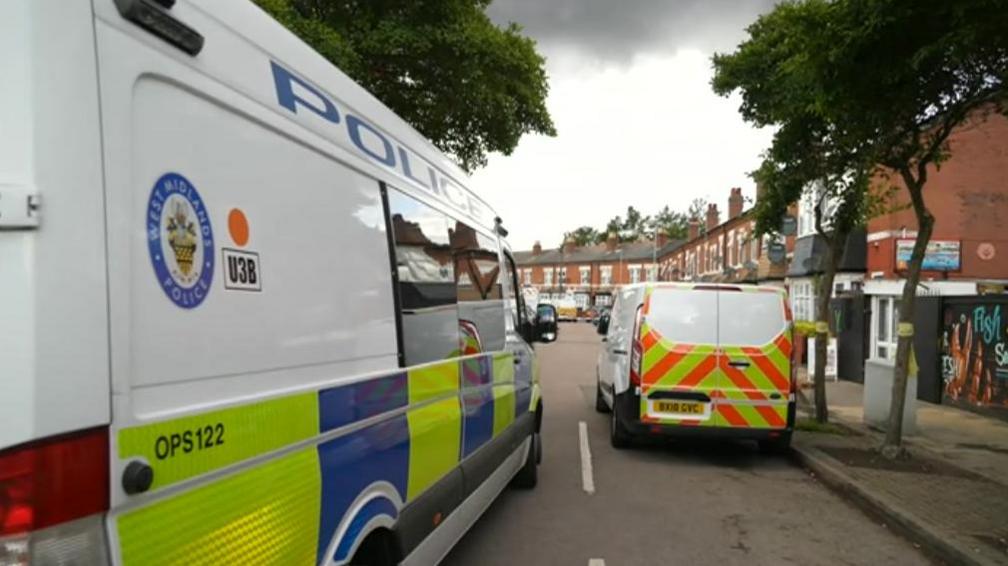 Police on Ashwin Road