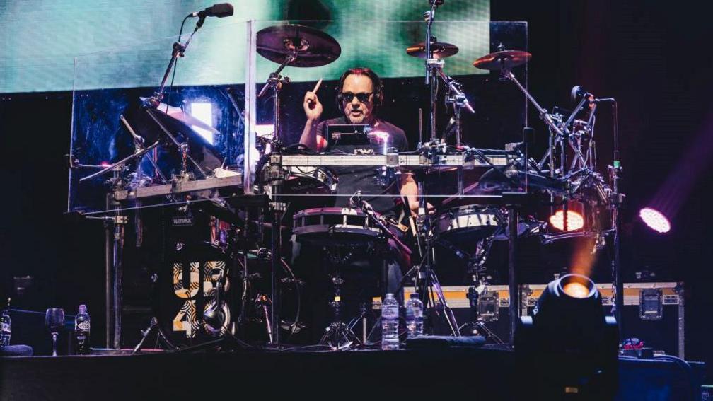 Jimmy Brown of UB40 performs at Motorpoint Arena Nottingham on November 21, 2024 in Nottingham, England.