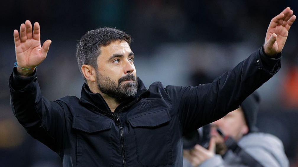 Vitor Matos acknowledges Swansea fans 