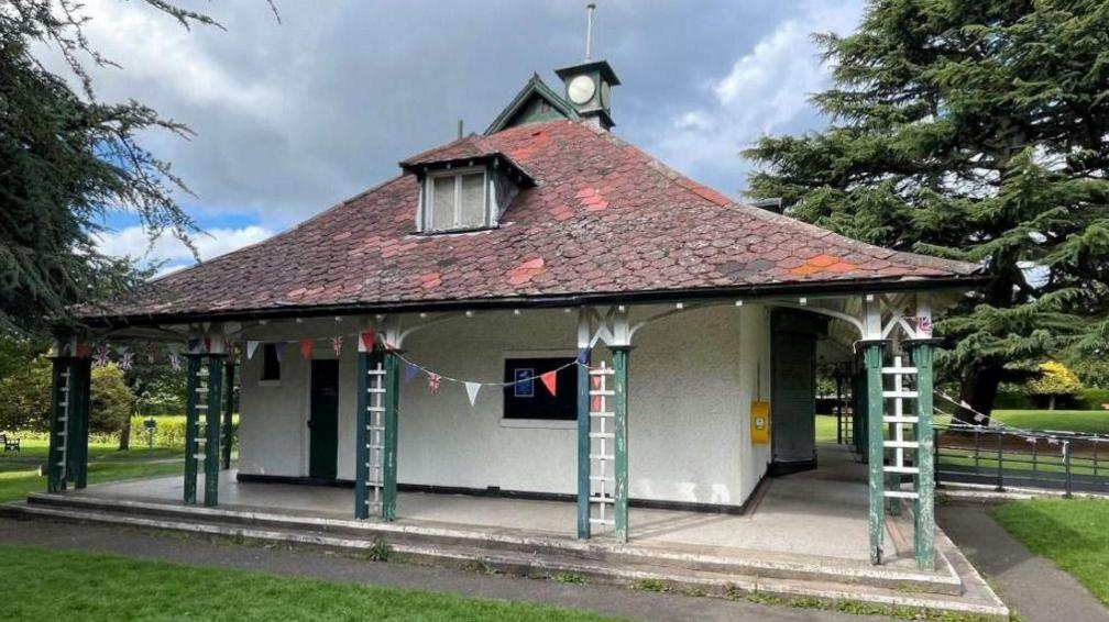 A view of the Spencer Park pavilion in Earlsdon as it looks now