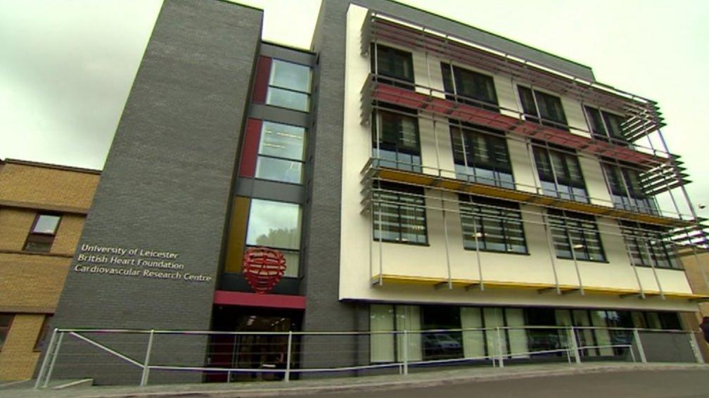 Front of the new research centre building