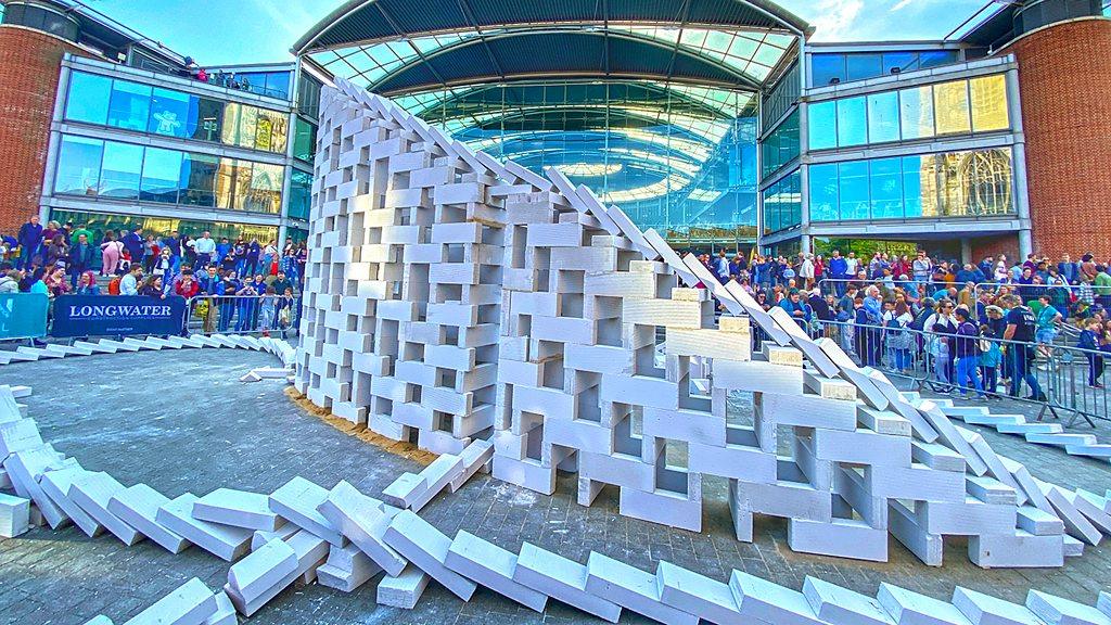 Dominoes at The Forum in Norwich