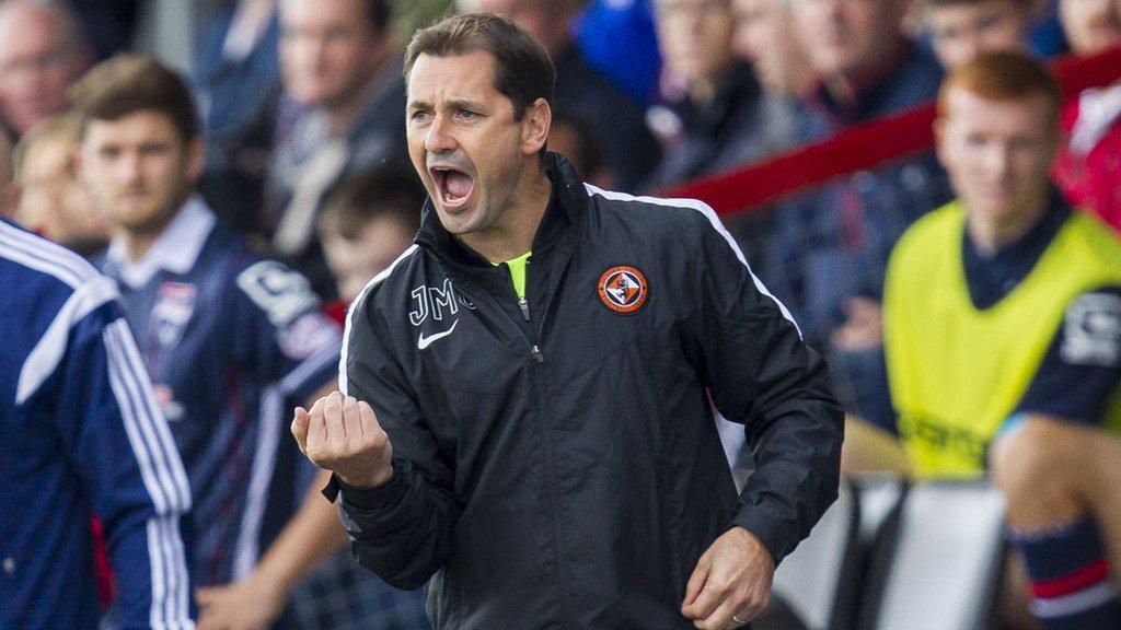 Dundee United manager Jackie McNamara