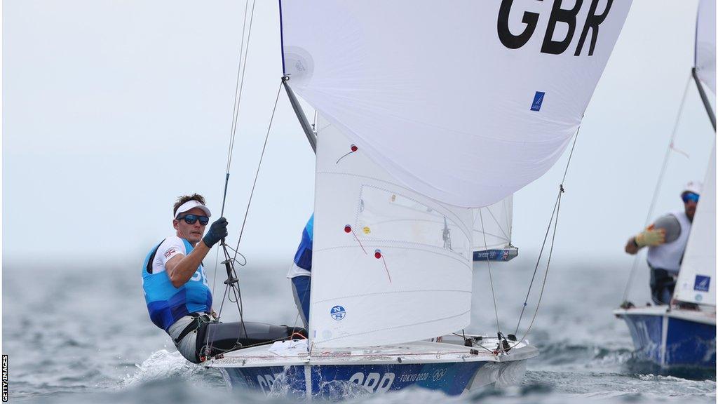 Chris Grube in action for Team GB at Tokyo 2020