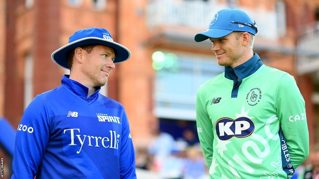 Eoin Morgan (left) and Sam Billings