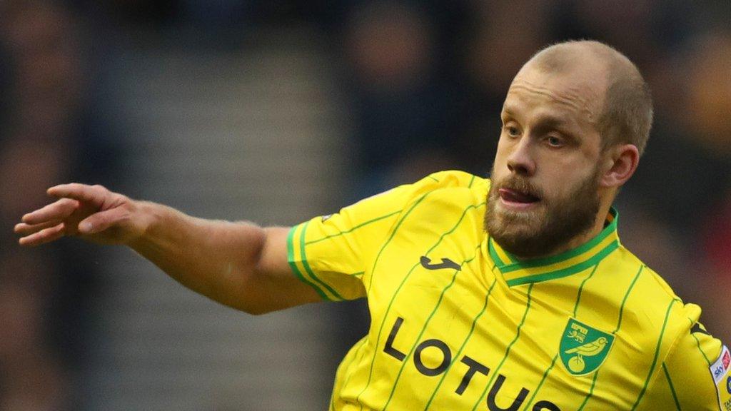 Teemu Pukki in action for Norwich City