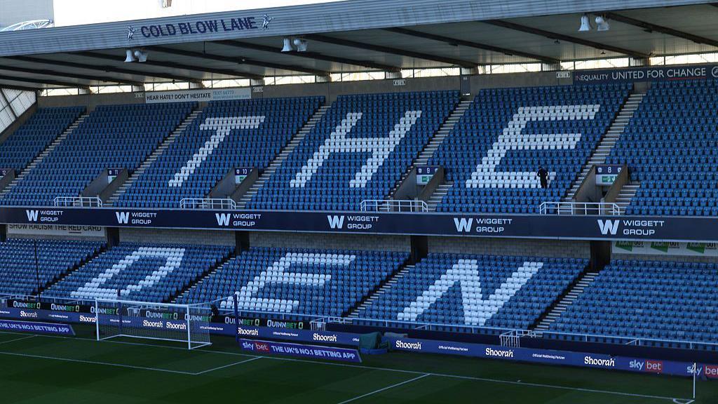 A general view of Millwall FC's stadium