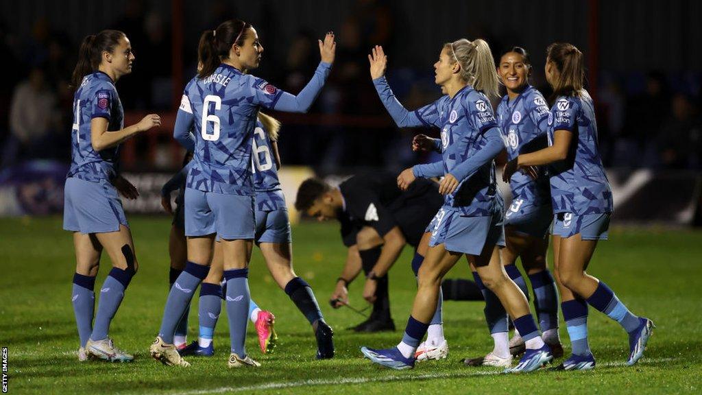 Rachel Daly scores a hat-trick for Aston Villa