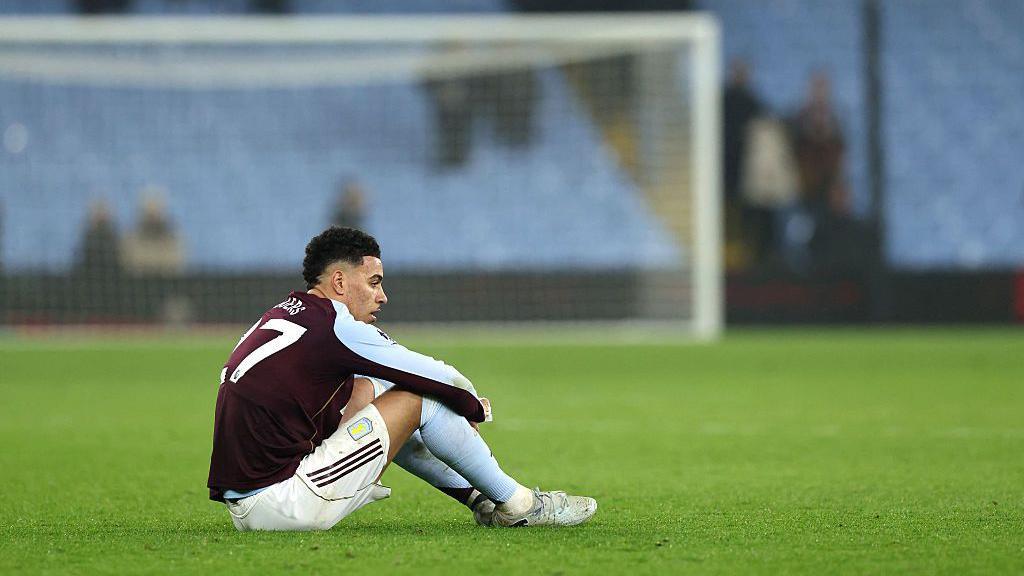 Morgan Rogers looks dejected