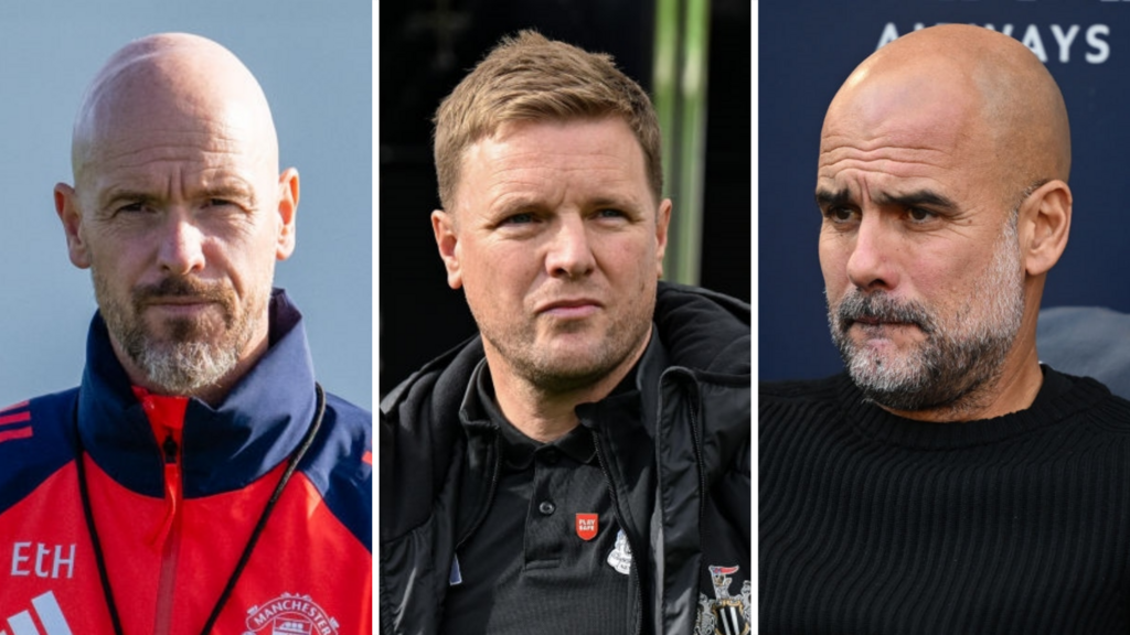 Ten Hag, Howe, Guardiola